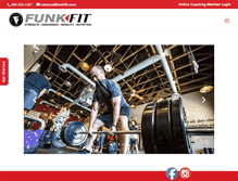 Tablet Screenshot of funkfit.com